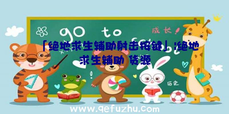 「绝地求生辅助射击按键」|绝地求生辅助